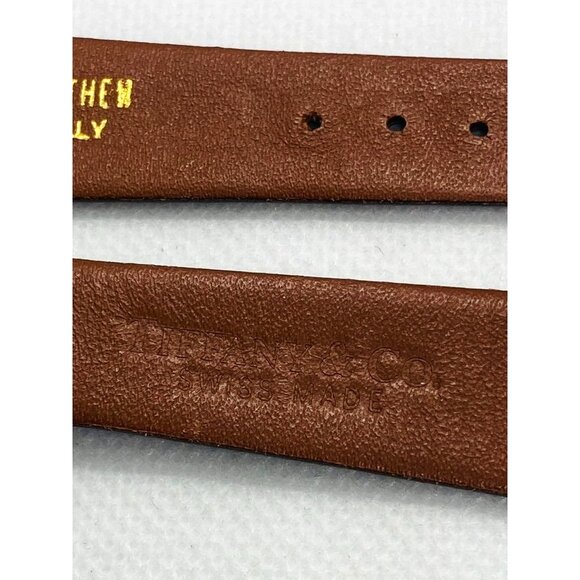 Tiffany & Co Genuine Brown Leather 18mm main image 5